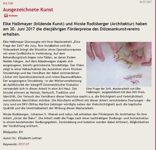 8-A-2017-Beitrag Kirchenzeitung-Diözesankunstpreis Linz